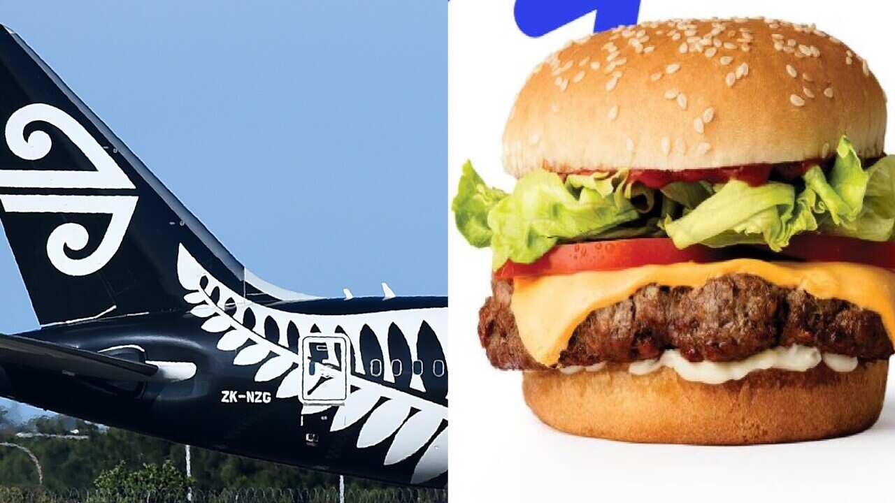 Air New Zealand's meatless burger causes controversy.