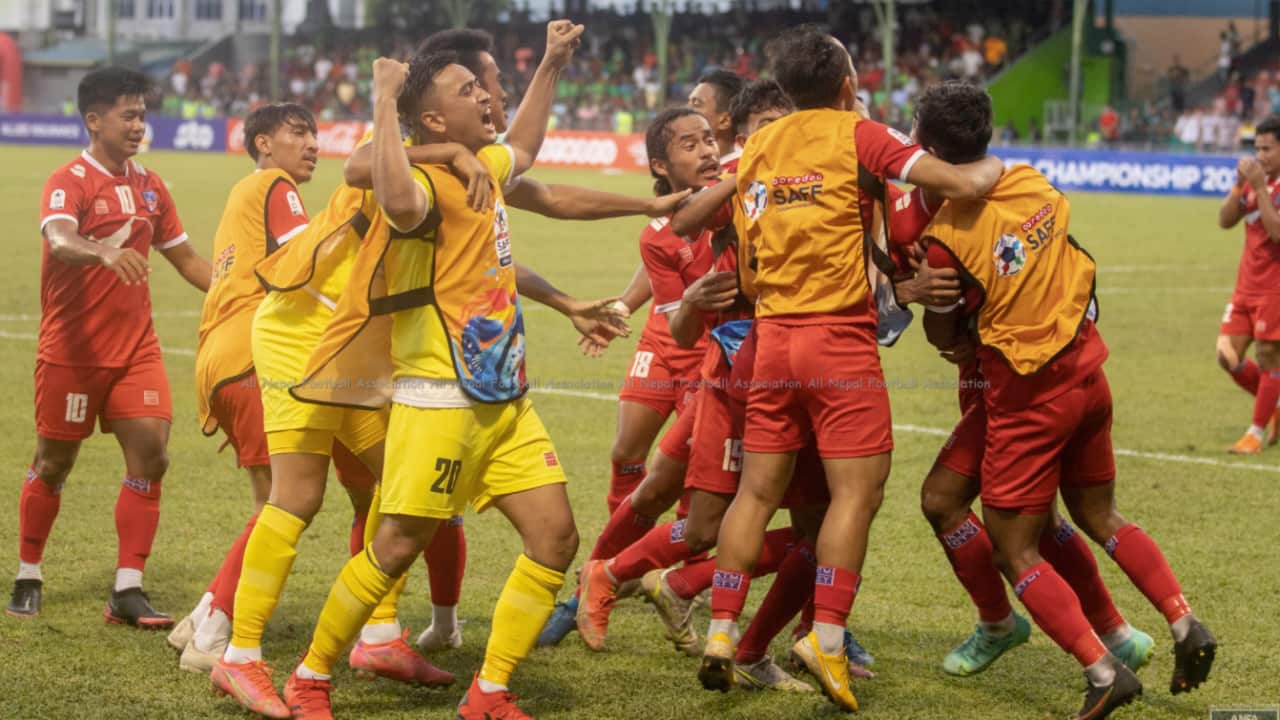 Nepal enters SAFF final for the first time