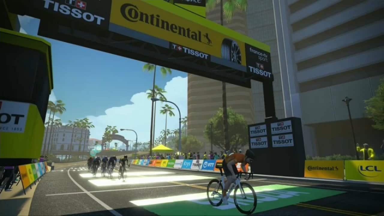 Catch up with the opening weekend of the Virtual Tour de France