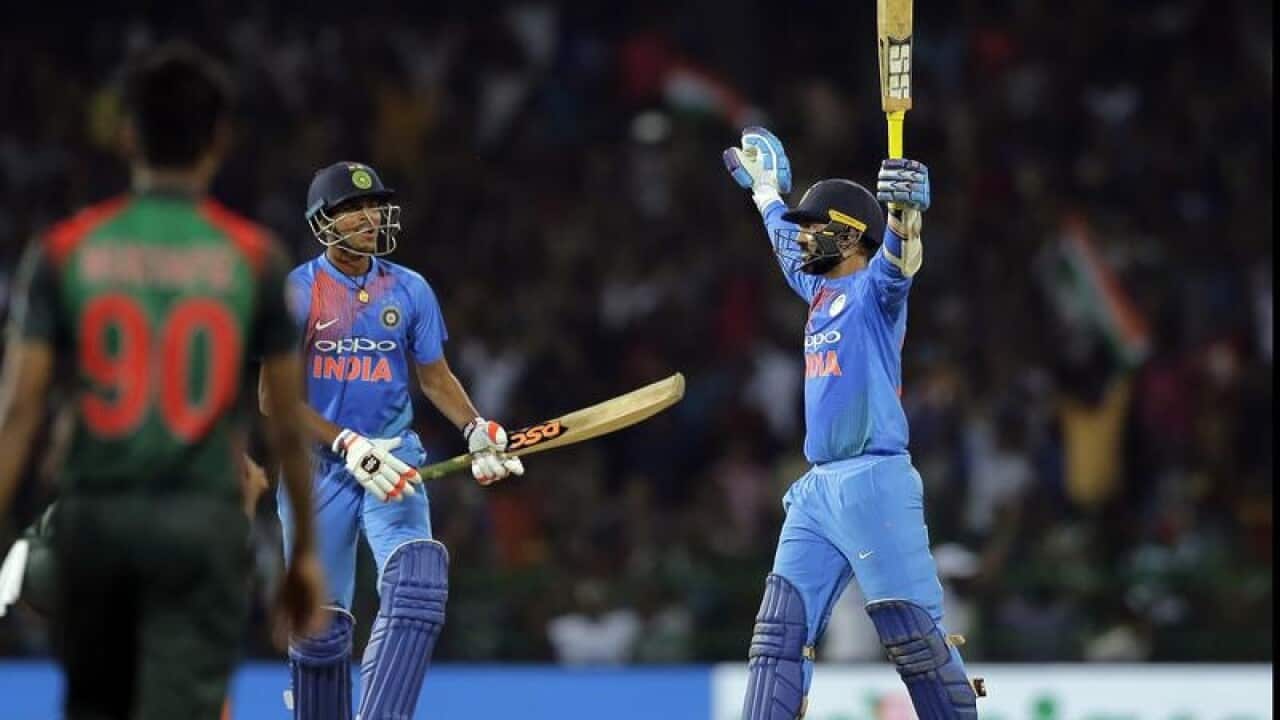 Dinesh Karthik of India