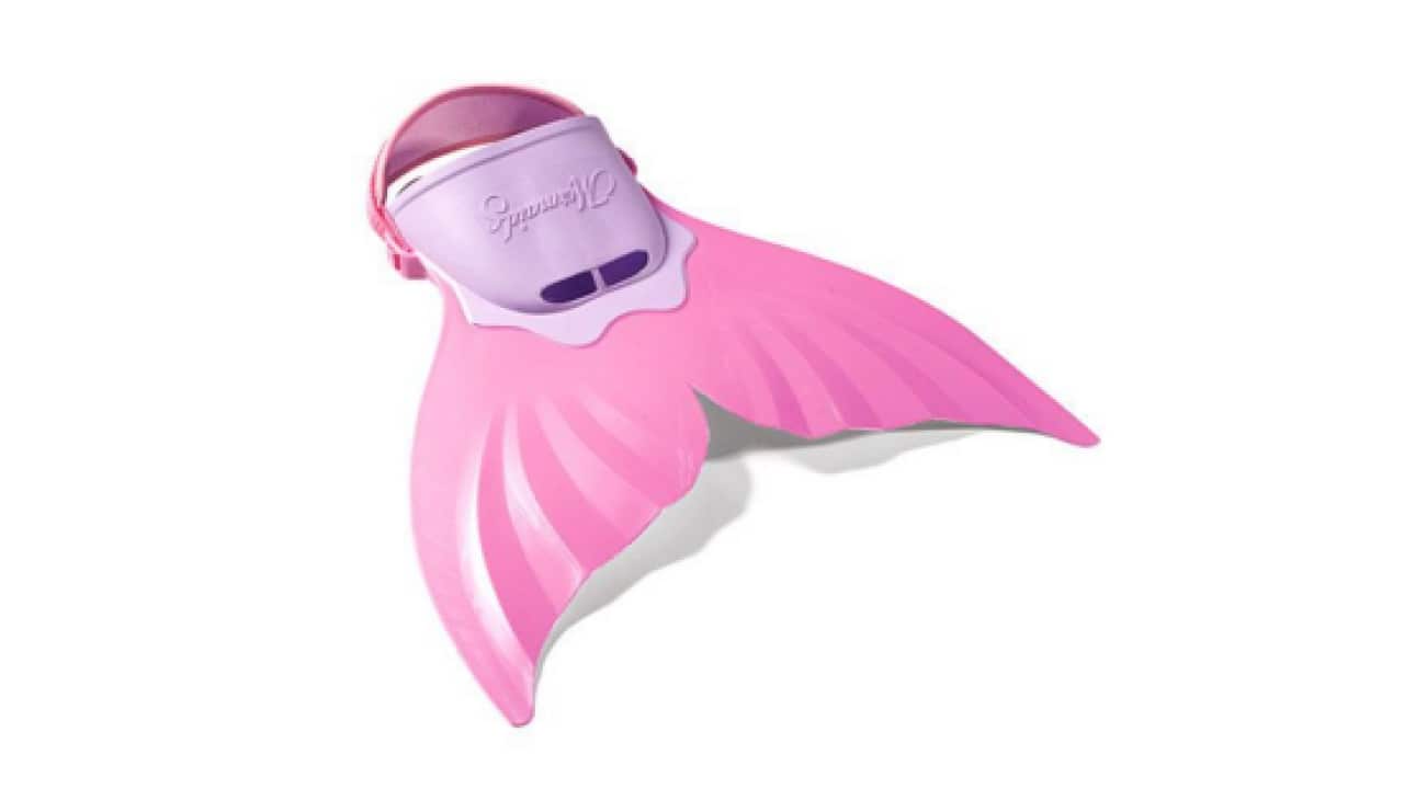Foot binding mermaid toy
