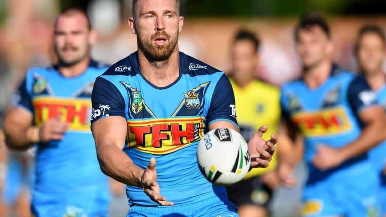 Bryce Cartwright of the Titans in action during the Round 3 NRL.