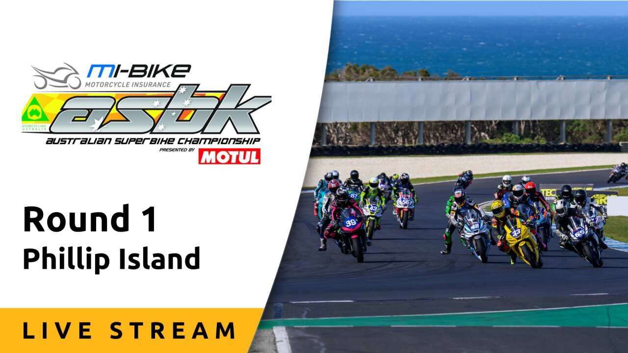 Round 1, Phillip Island - Live Stream - Australian Superbike Championship 2025