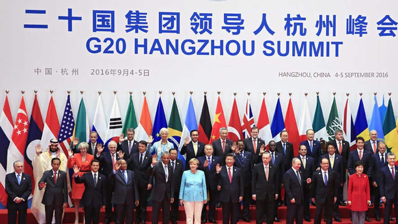 G20 leaders at the Summit