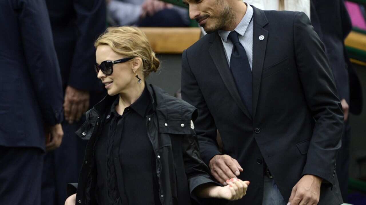 Kylie Minogue and Andres Velencoso