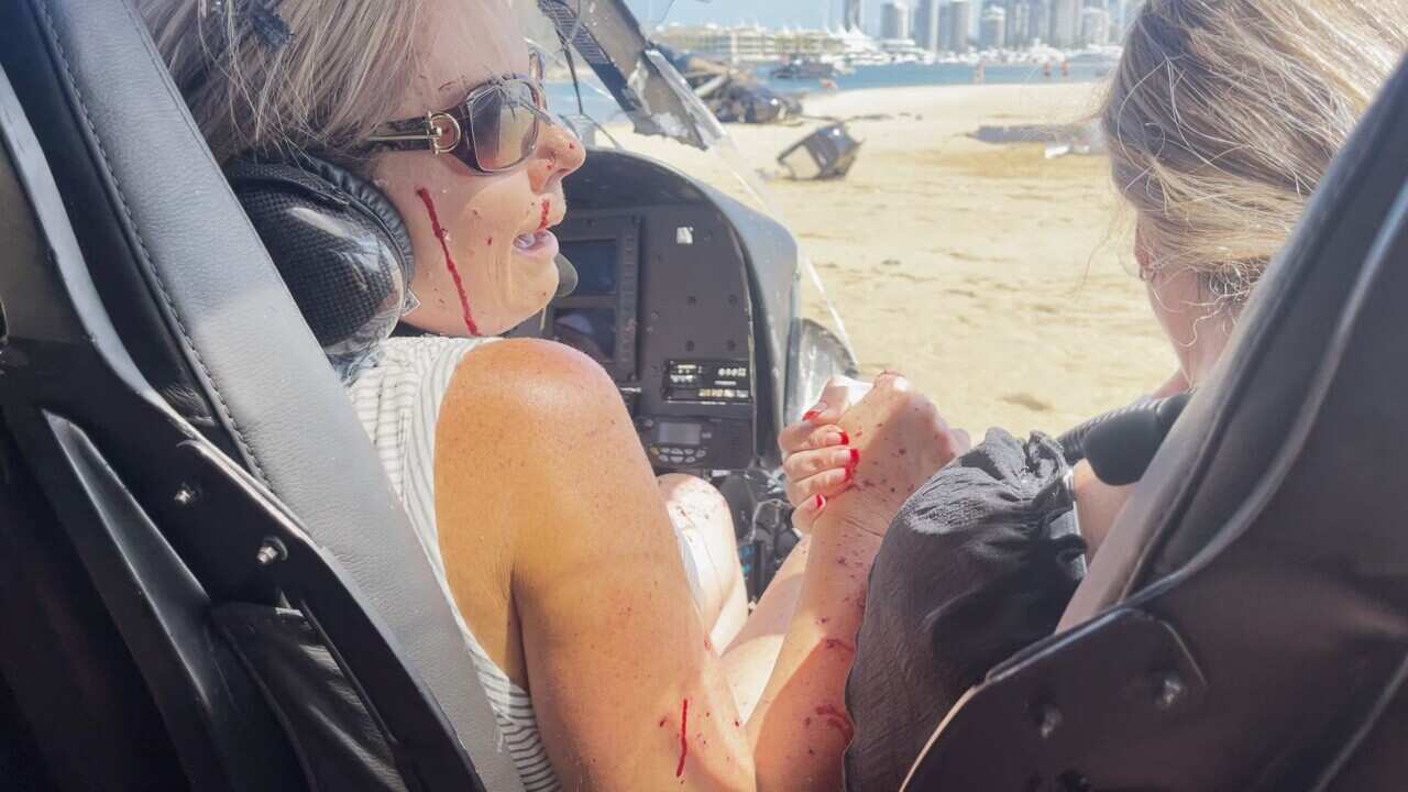 HELICOPTER COLLISION GOLD COAST