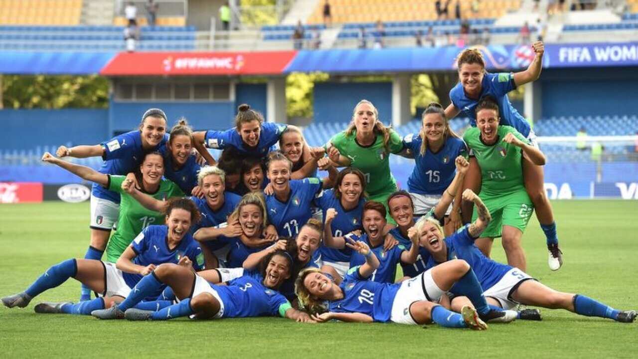 Italian female soccer team