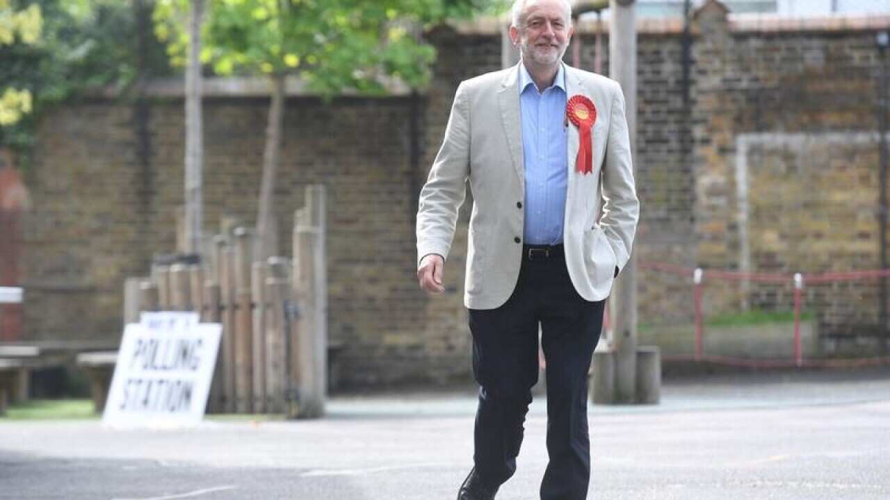 UK Labour leader Jeremy Corbyn