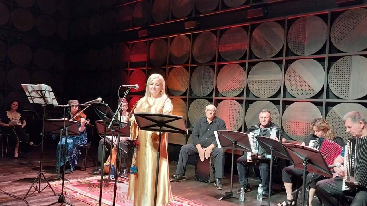 Jasna Dolić i Sevdah Ensemble, 12. april 2025. (Photo SBS Aisa H.)
