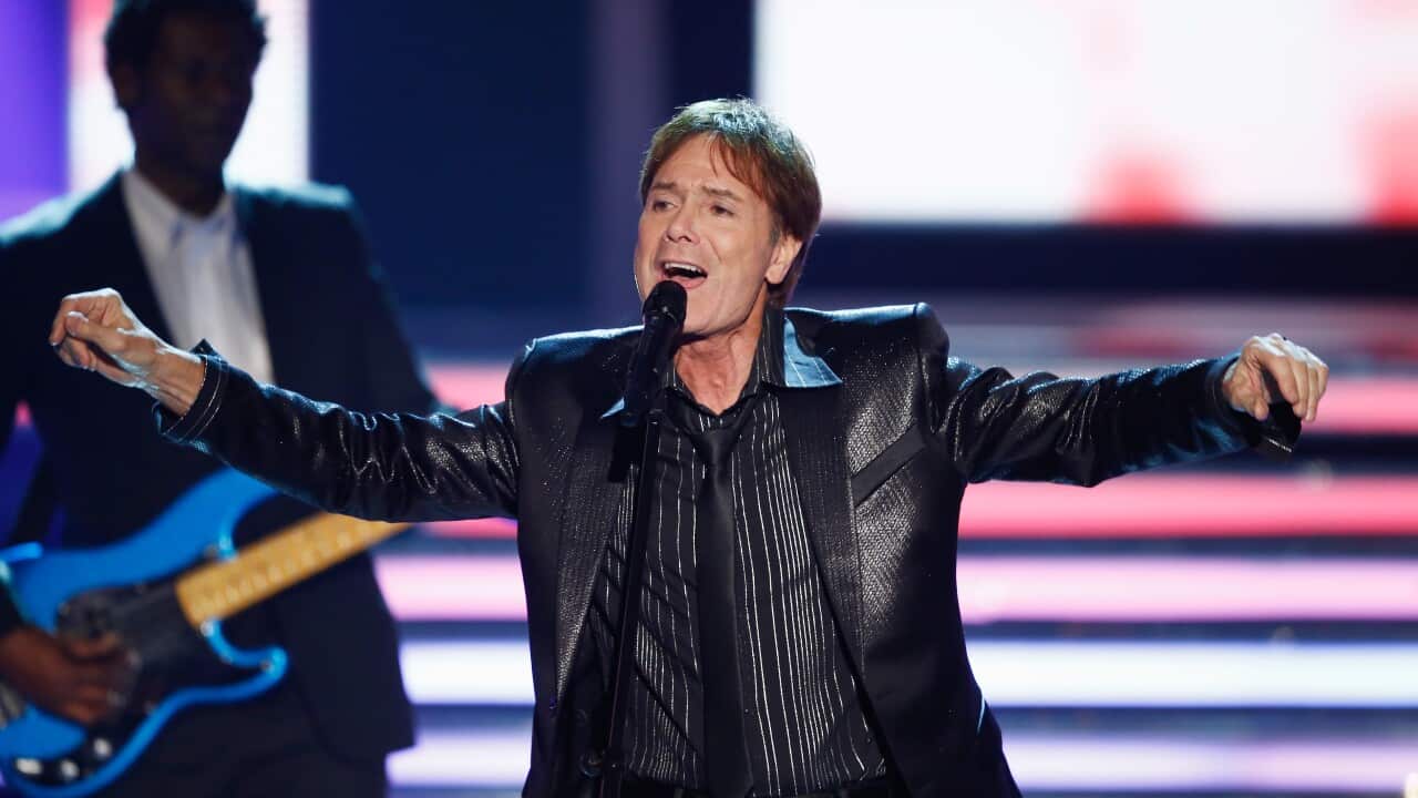 British rock singer Cliff Richard (Getty)