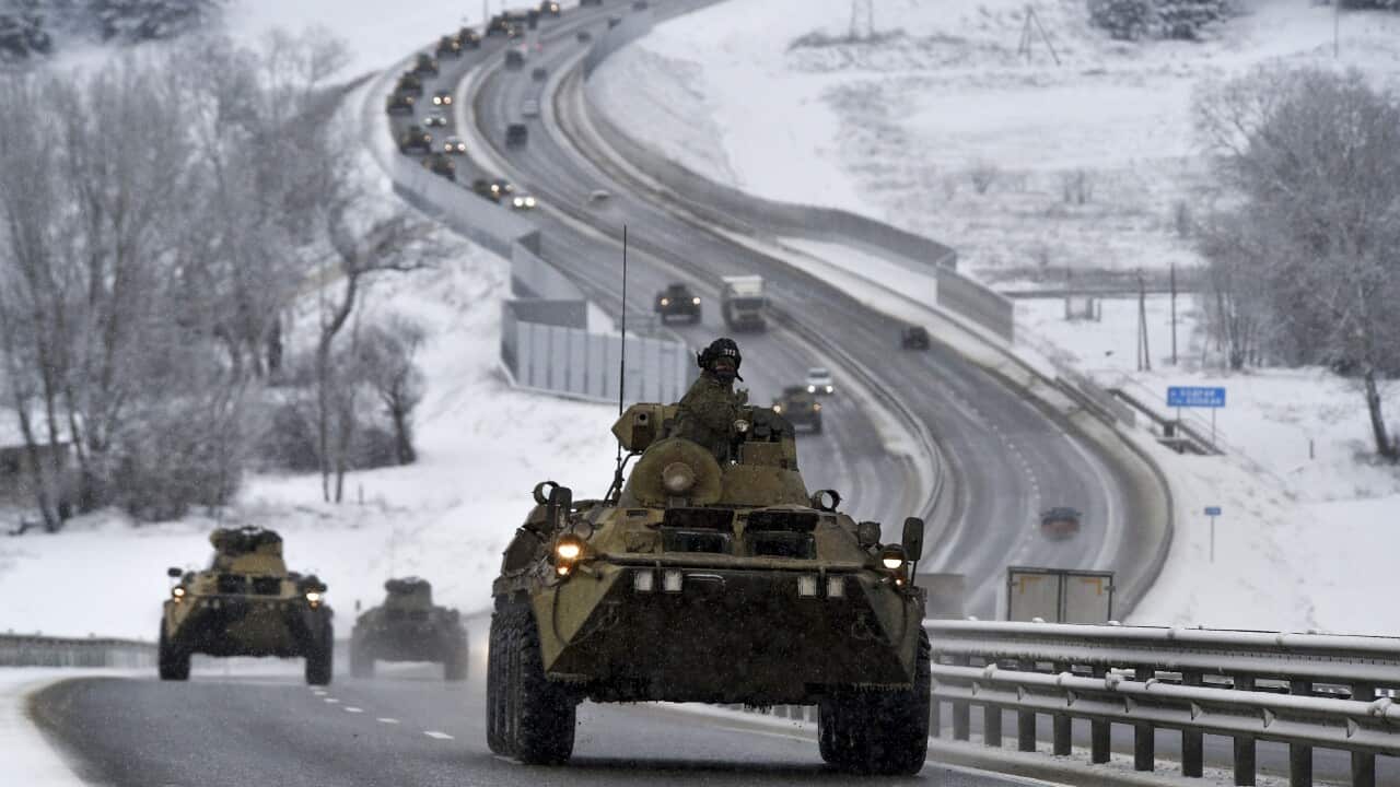 Tens of thousands of Russian troops are positioned near Ukraine