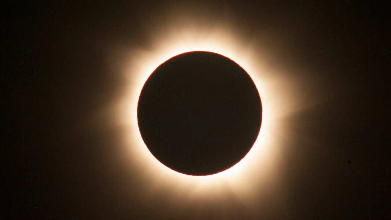 A solar eclipse