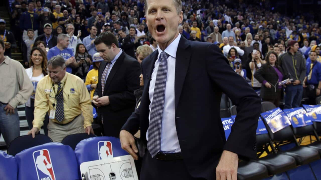 Golden State Warriors coach Steve Kerr