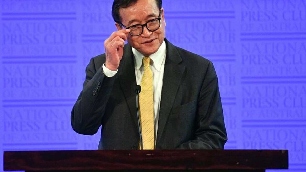 Cambodia's Opposition Leader in Exile Sam Rainsy