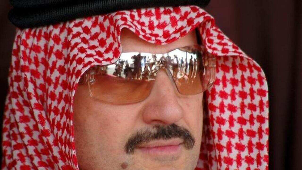 Saudi Prince Alwaleed bin Talal is one of 11 people to be arrested in an anti-corruption crackdown. (AAP)