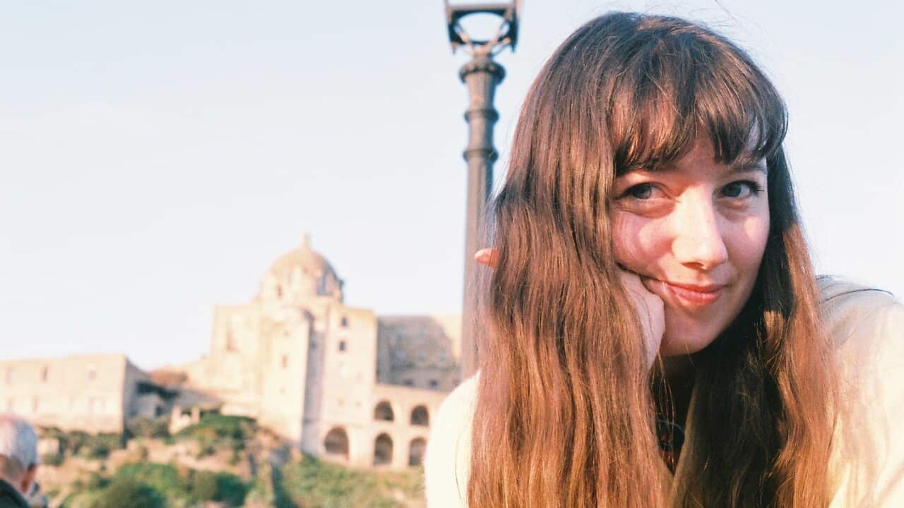 Lily Patchett in Ischia in January 2023.