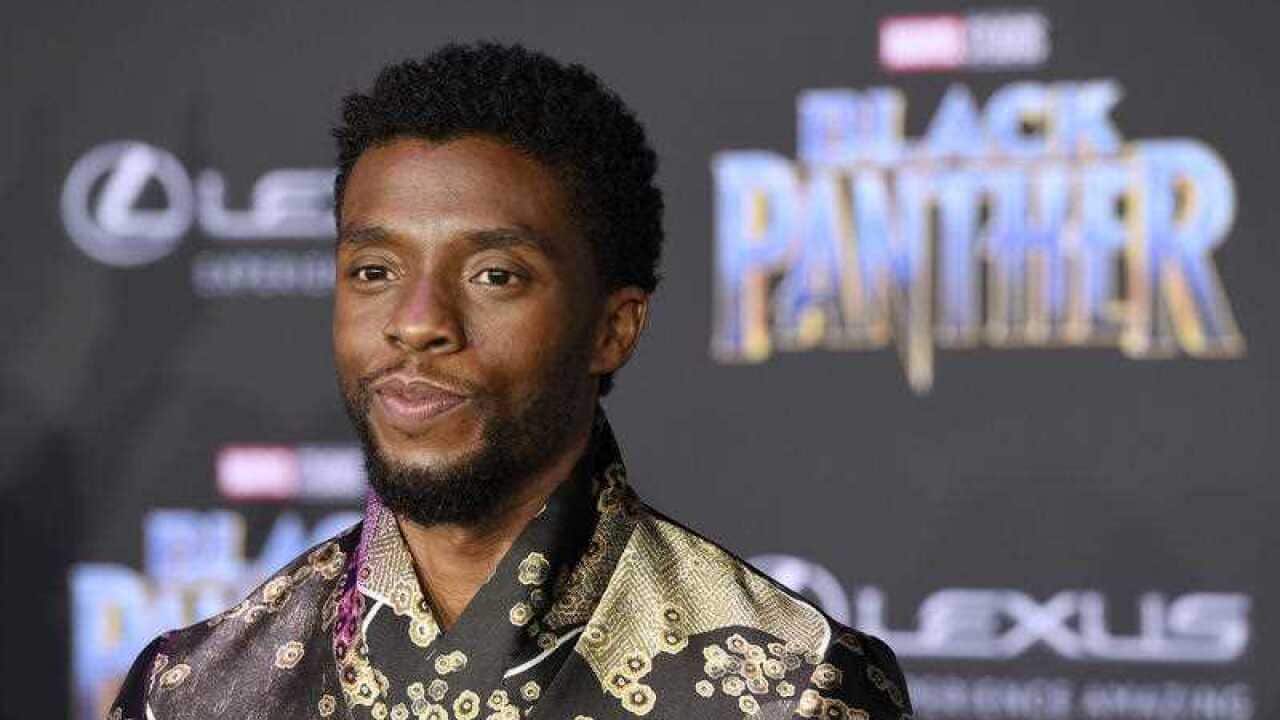 Actor Chadwick Boseman pictured in 2018. He died on Friday. 