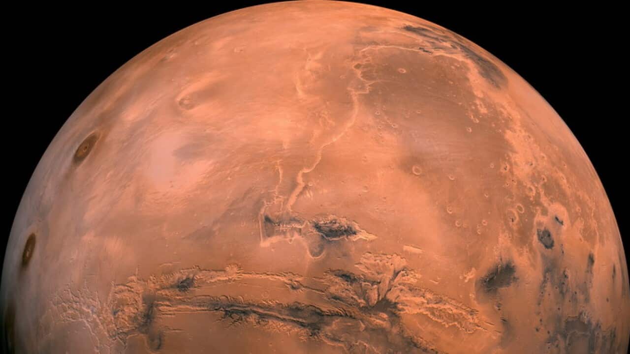 The planet Mars