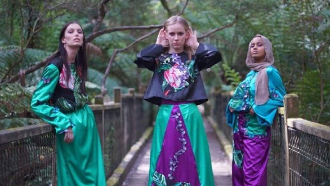 Some of the outfits in the Daintree range, via Sara Awamleh