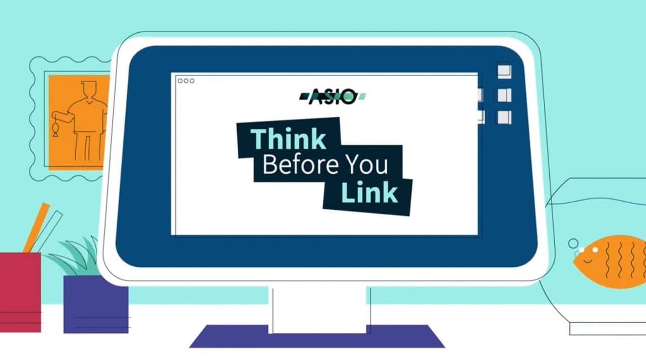 ASIO campaign - Think before you link