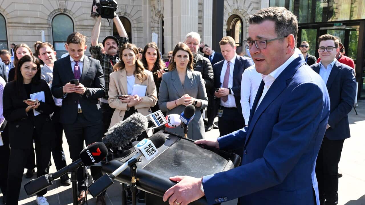 DANIEL ANDREWS RESIGNATION PRESSER