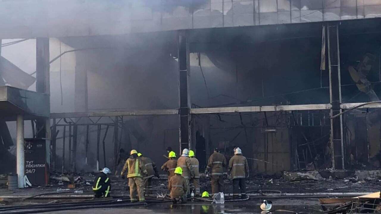 Hundreds of firefighters were involved in putting out the fire, which burned for several hours.