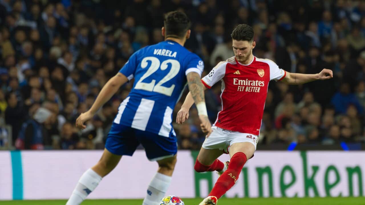 Champions League first leg match of round 16 between FC Porto and Arsenal