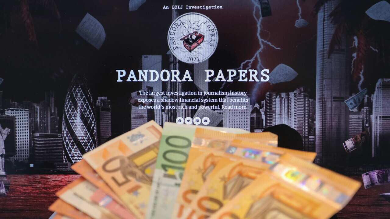 Illustration Pandora Papers.