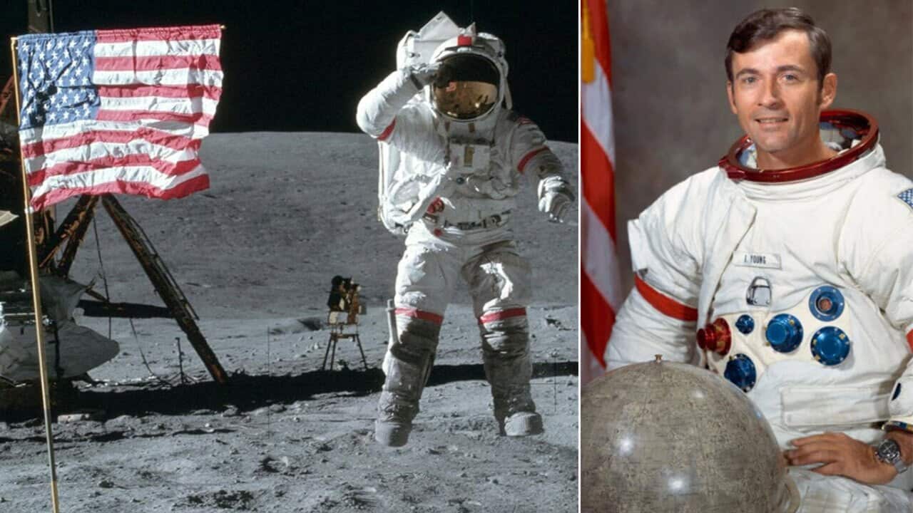 John Young was 87. He died of complications from pneumonia, according to NASA.