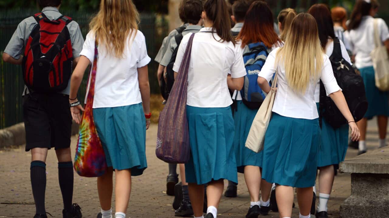 School students in Brisbane