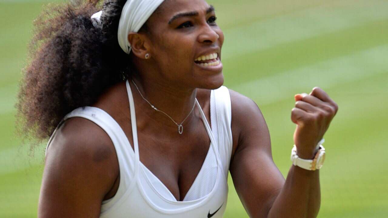 Serena Williams during Wimbledon