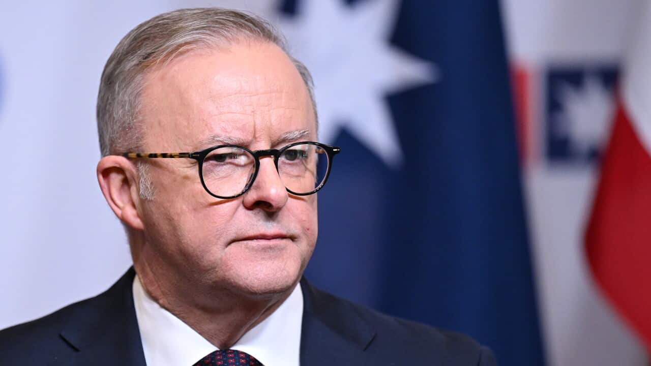 Australian Prime Minister Anthony Albanese is seen ahead of a bilateral meeting between Thailand and Australia at the 2024 ASEAN-Australia Special Summit in Melbourne on Tuesday, 5 March 2024.