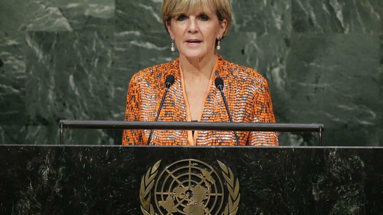 Australian Foreign Minister Julie Bishop.