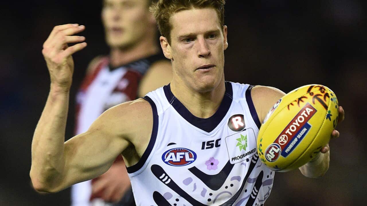 Matt Taberner of the Dockers