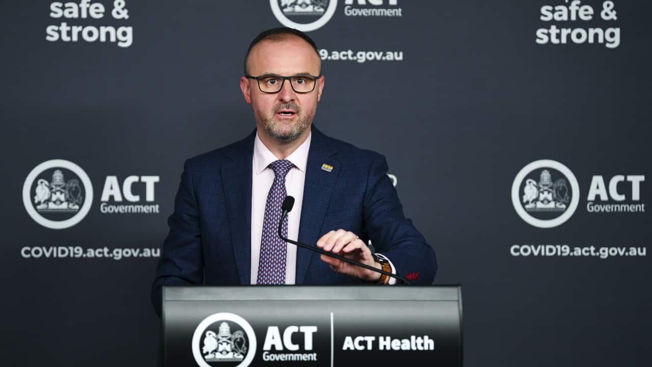 ACT Chief Minister Andrew Barr.