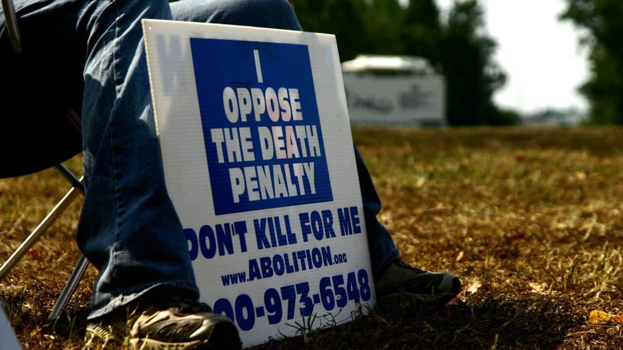 A US activist against the death penalty - AAP-1.jpg
