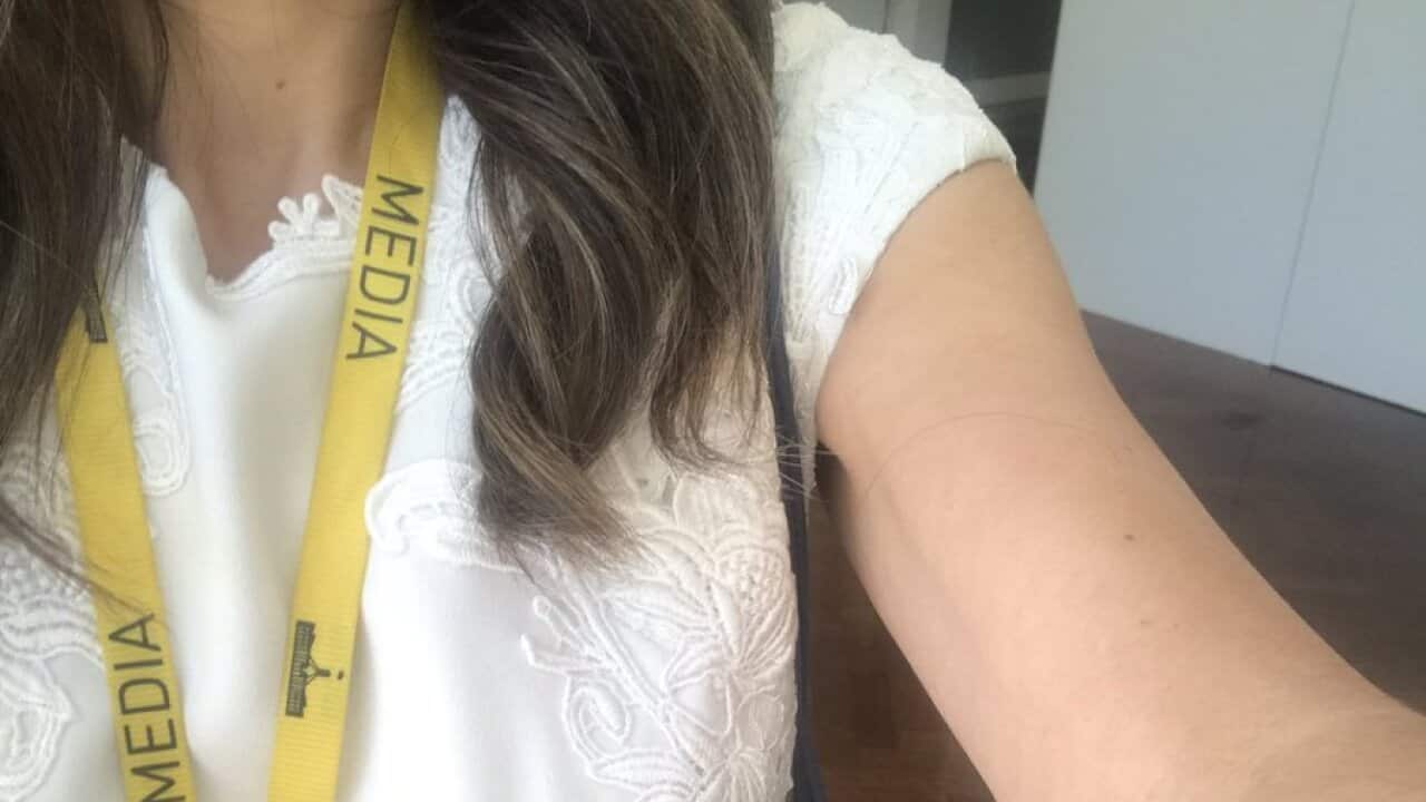 ABC journalist Patricia Karvelas was removed from Question Time because of her top.