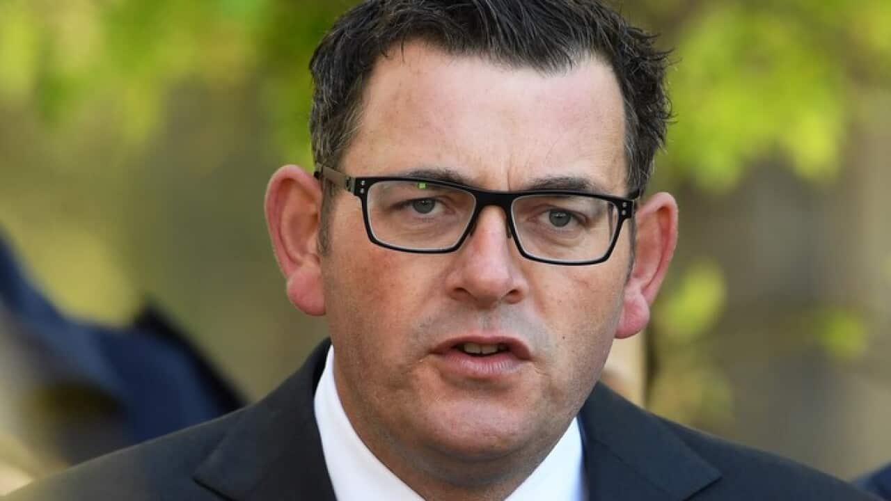 Victorian Premier Daniel Andrews speaks during a media conference to make an announcement about a two-year trial of a heroin injecting room in the inner Melbourne suburb of Richmond, Tuesday, October 31, 2017.