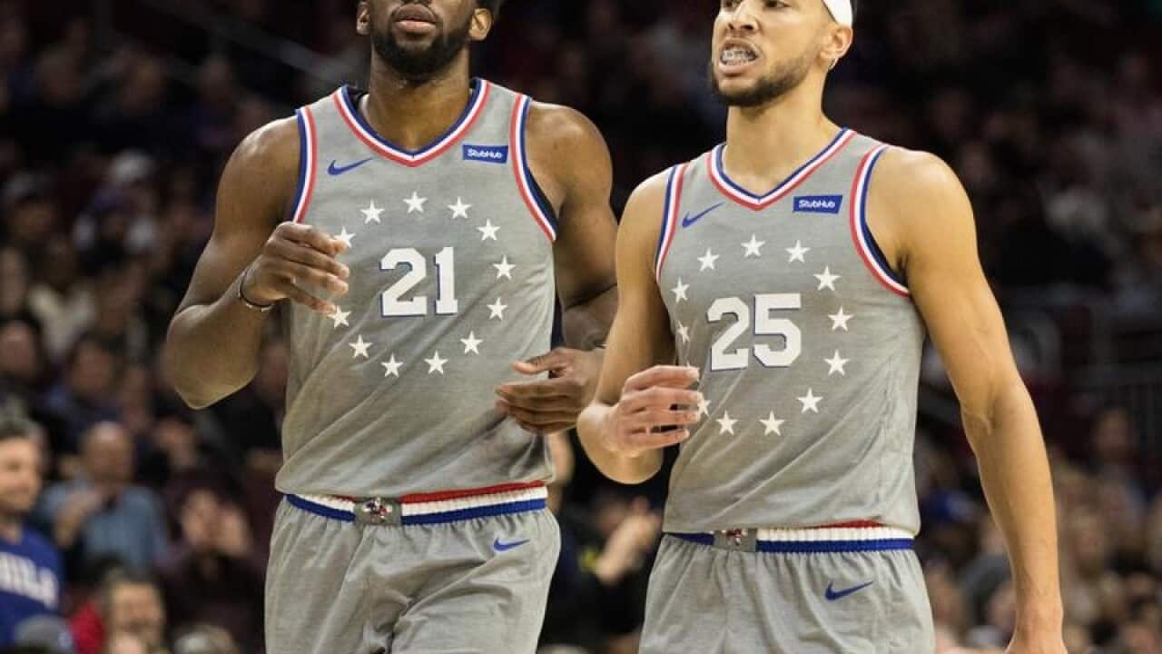 Joel Embiid and Ben Simmons