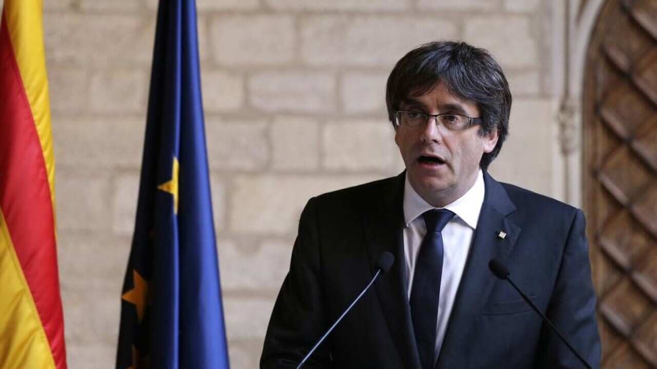 Catalan President Carles Puigdemont