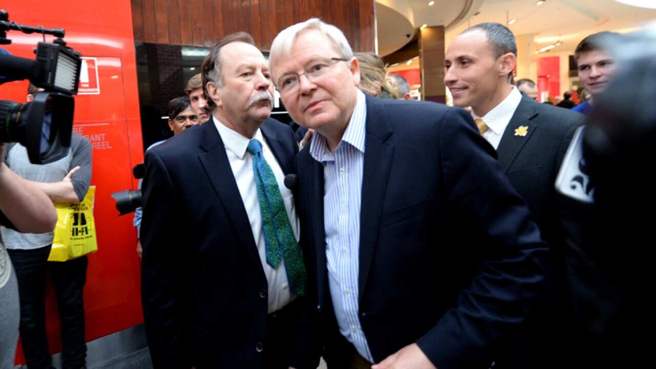 Prime Minister Kevin Rudd at Penrith Westfield