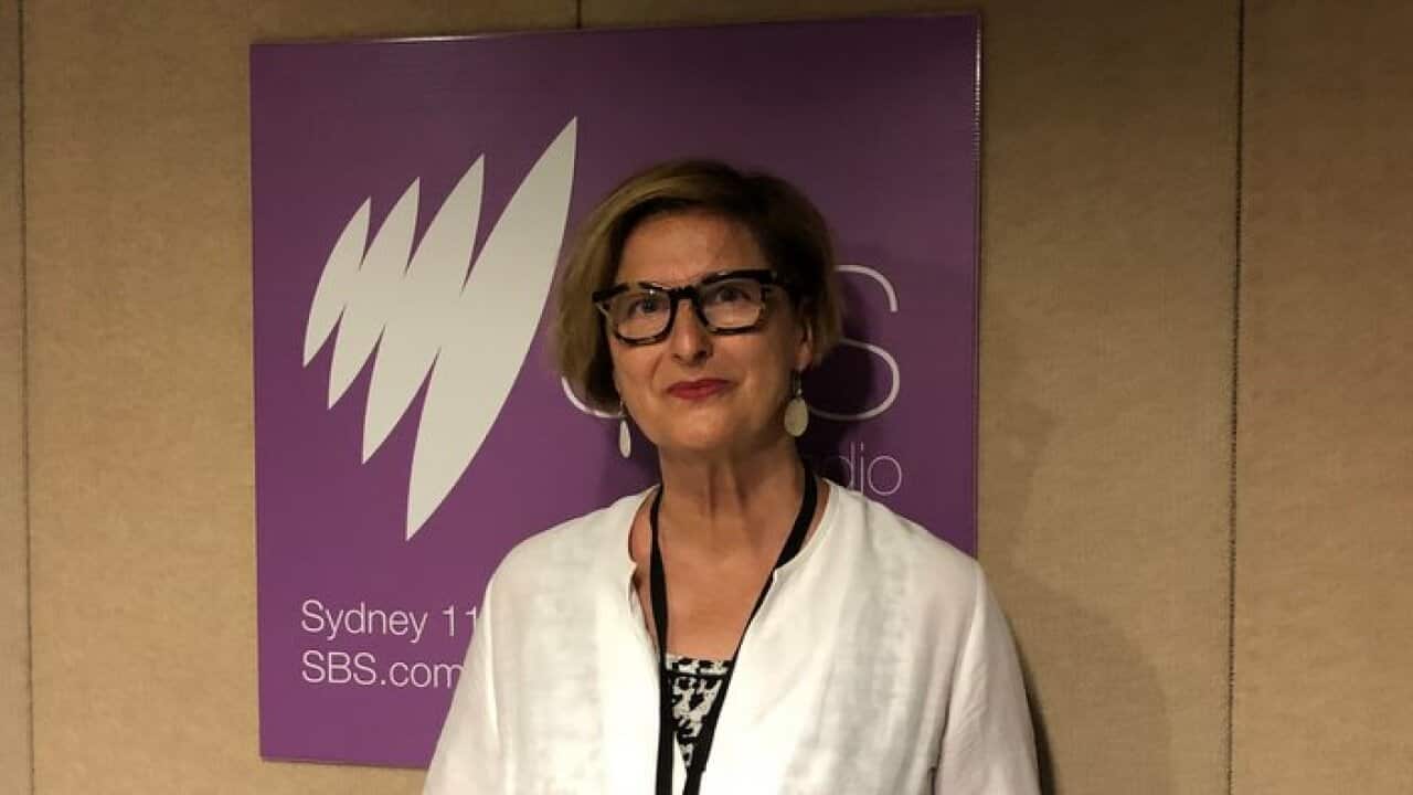 Danica Ozvaldič in our SBS Radio studios in Sydney