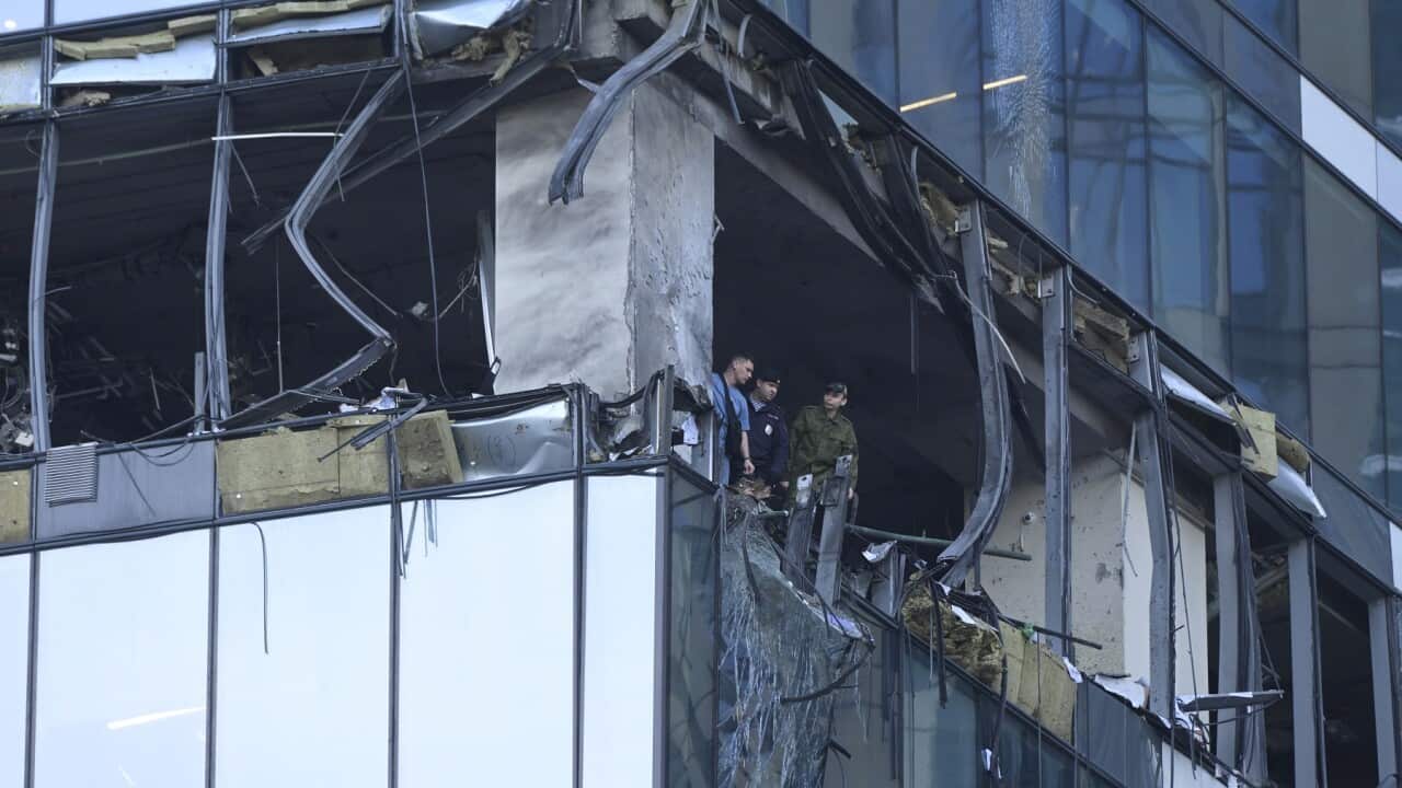 APTOPIX Russia Ukraine Drone Attack