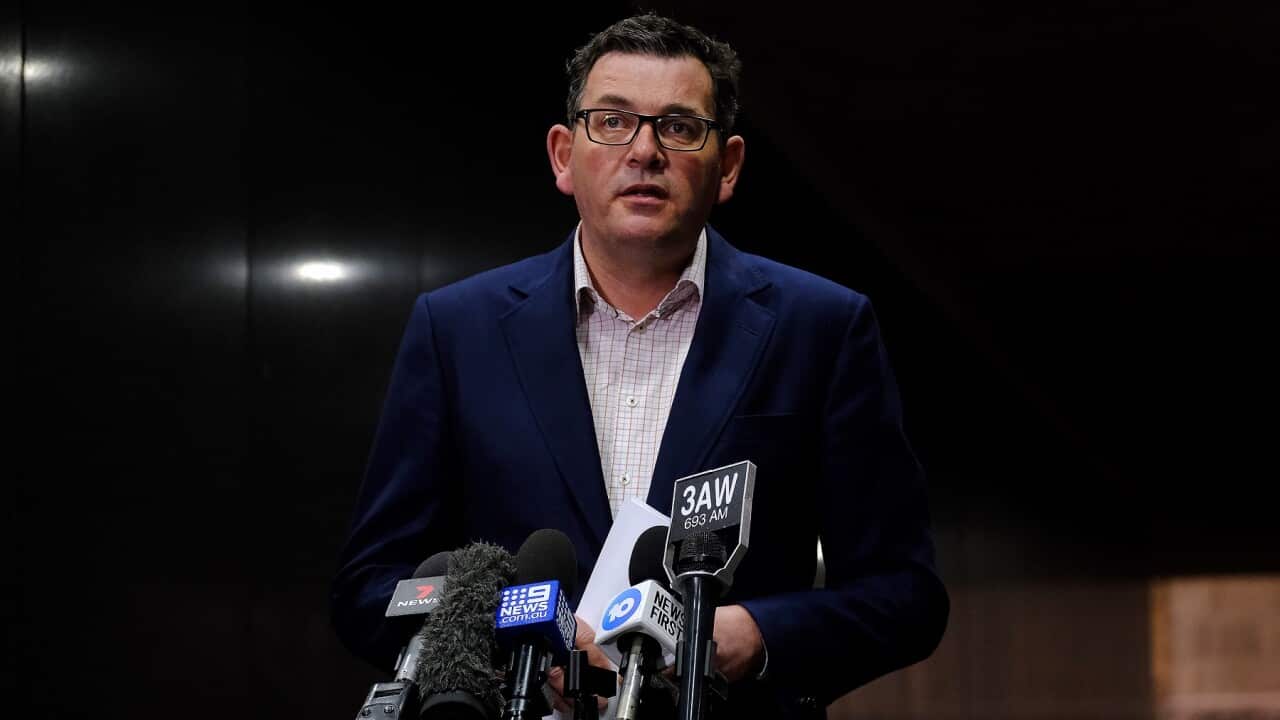 Victorian Premier Daniel Andrews announces a Victoria lockdown