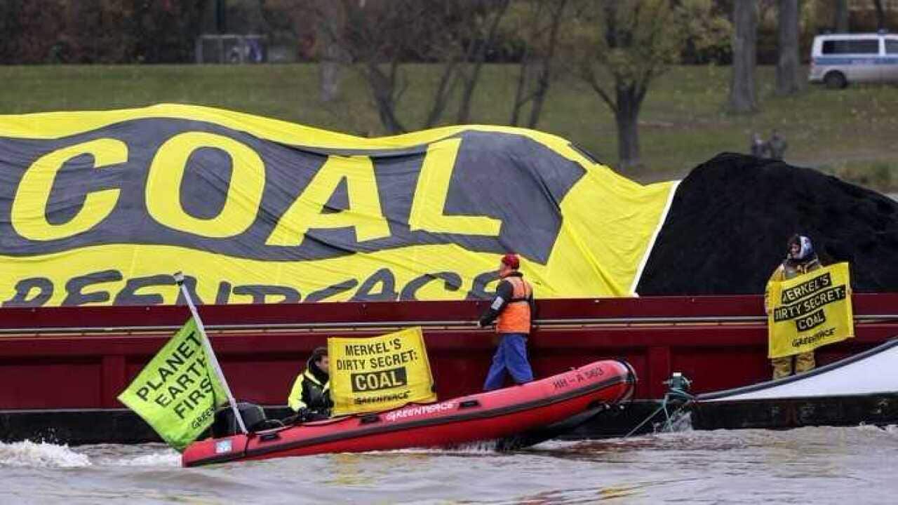 Greenpeace Protester