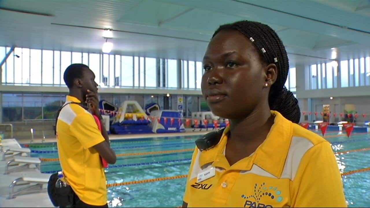 Andrew and Nyajema Jang hope they will inspire more South Sudanese people to learn about water safety.
