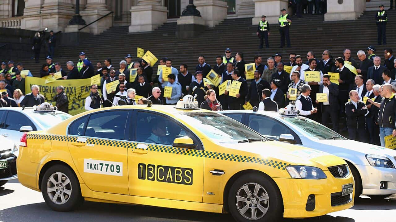 Melbourne Transport Network Disrupted As Taxi And Tram Drivers Strike