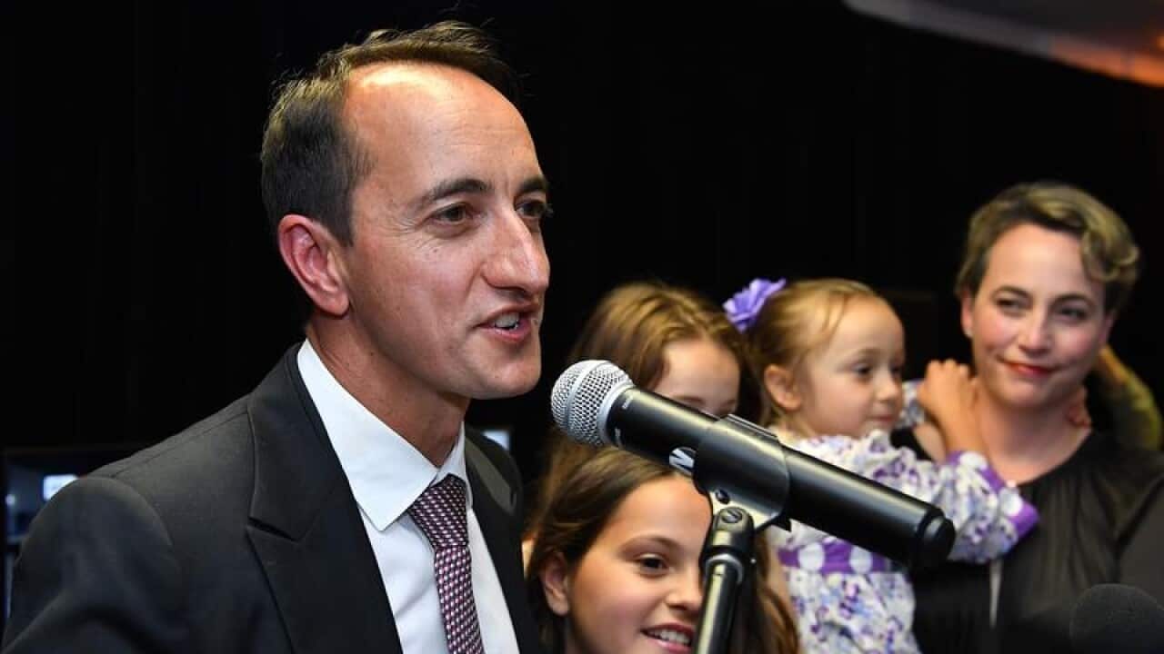 Liberal Candidate for Wentworth Dave Sharma with his family