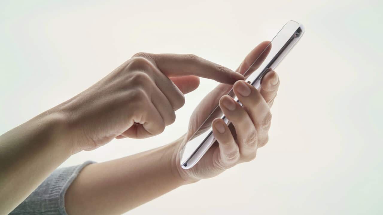 Woman Using Smart Phone