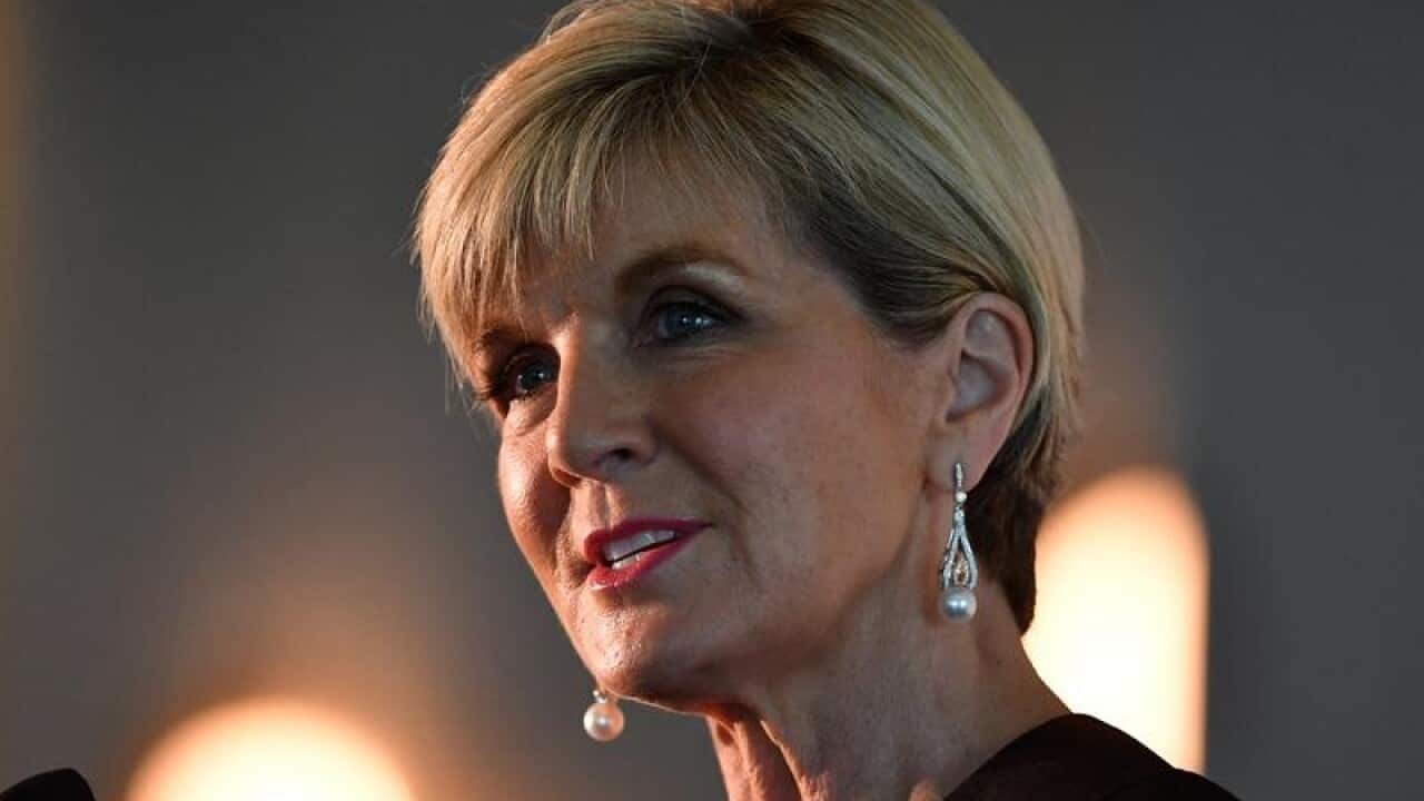 Minister for Foreign Affairs Julie Bishop